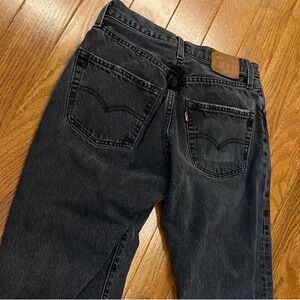 Levi's Black 90’s Straight Leg Jeans